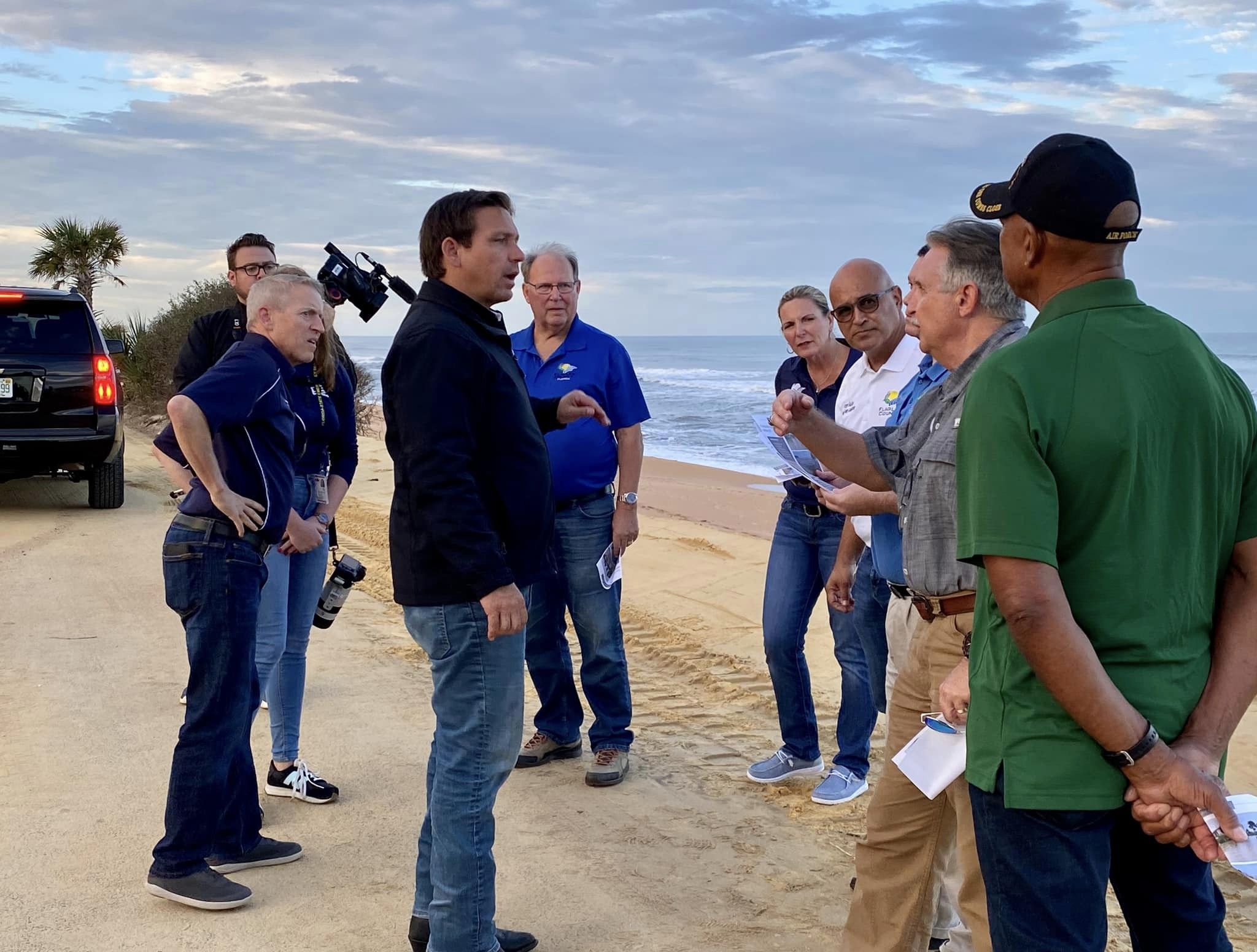 Governor Ron DeSantis Joins Local Officials to Assess Damage from