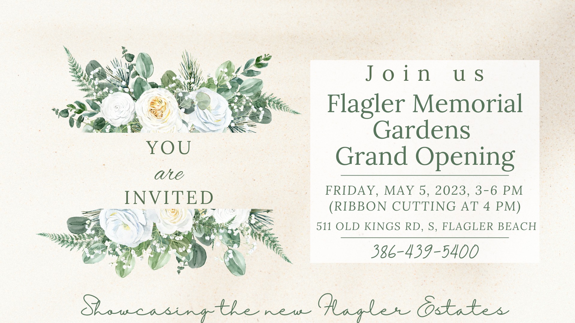 Ribbon Cutting Set for Friday at Flagler Memorial Gardens' New Flagler